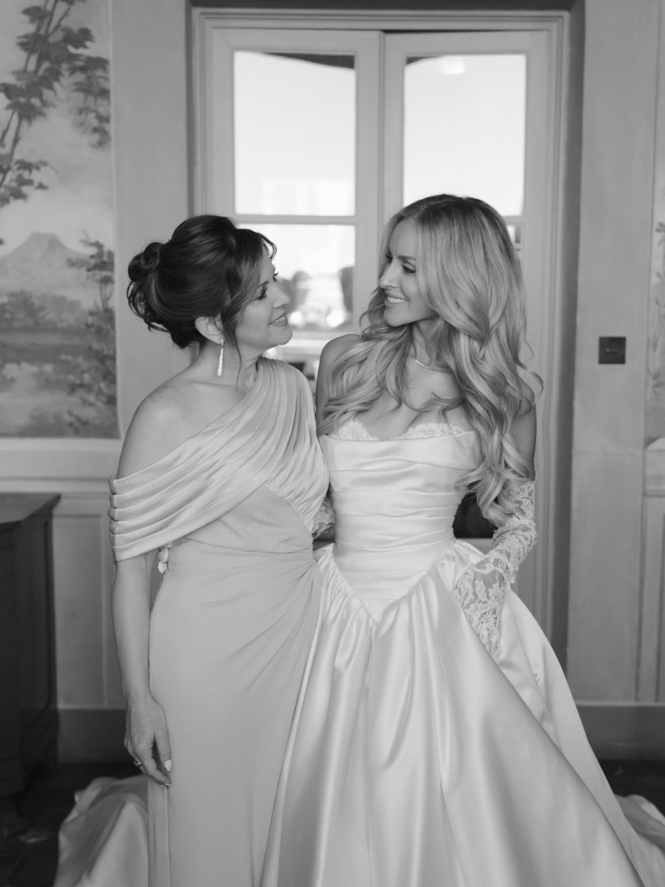 Strapless Satin Ball Gown Wedding Dress