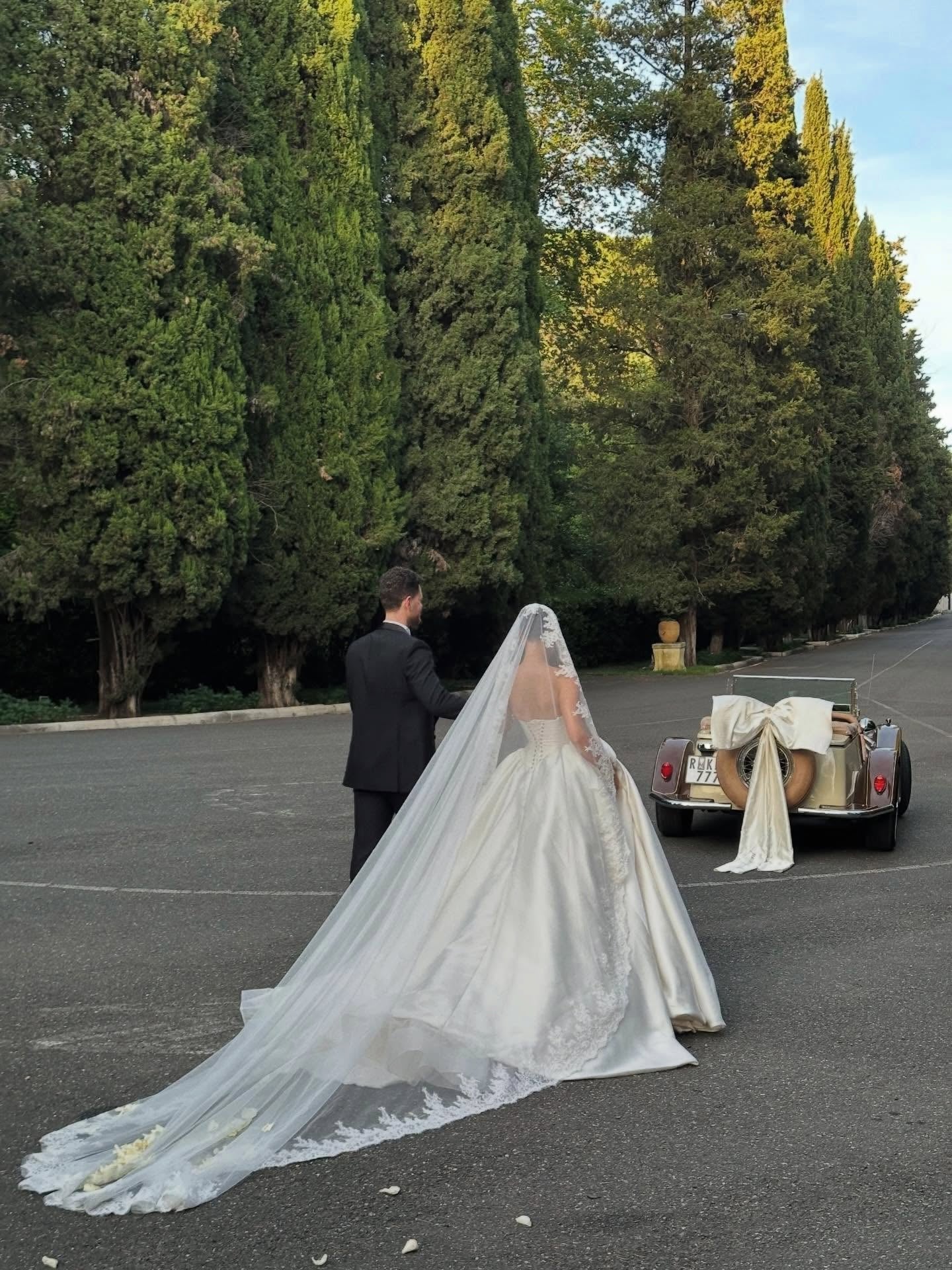 Strapless Ball Gown Wedding Dress with Corset Back