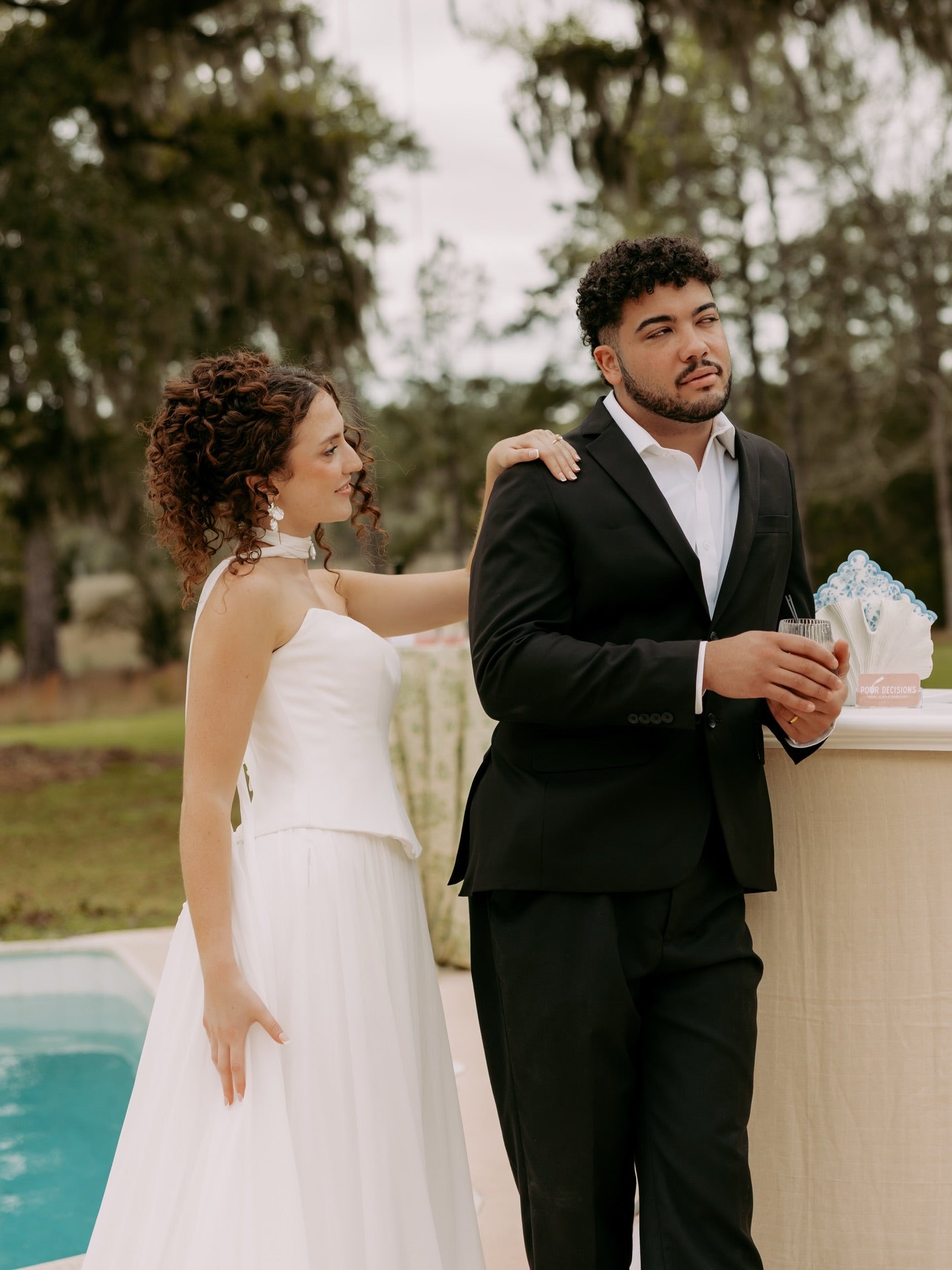 Strapless A-Line Wedding Dress with Sweeping Train