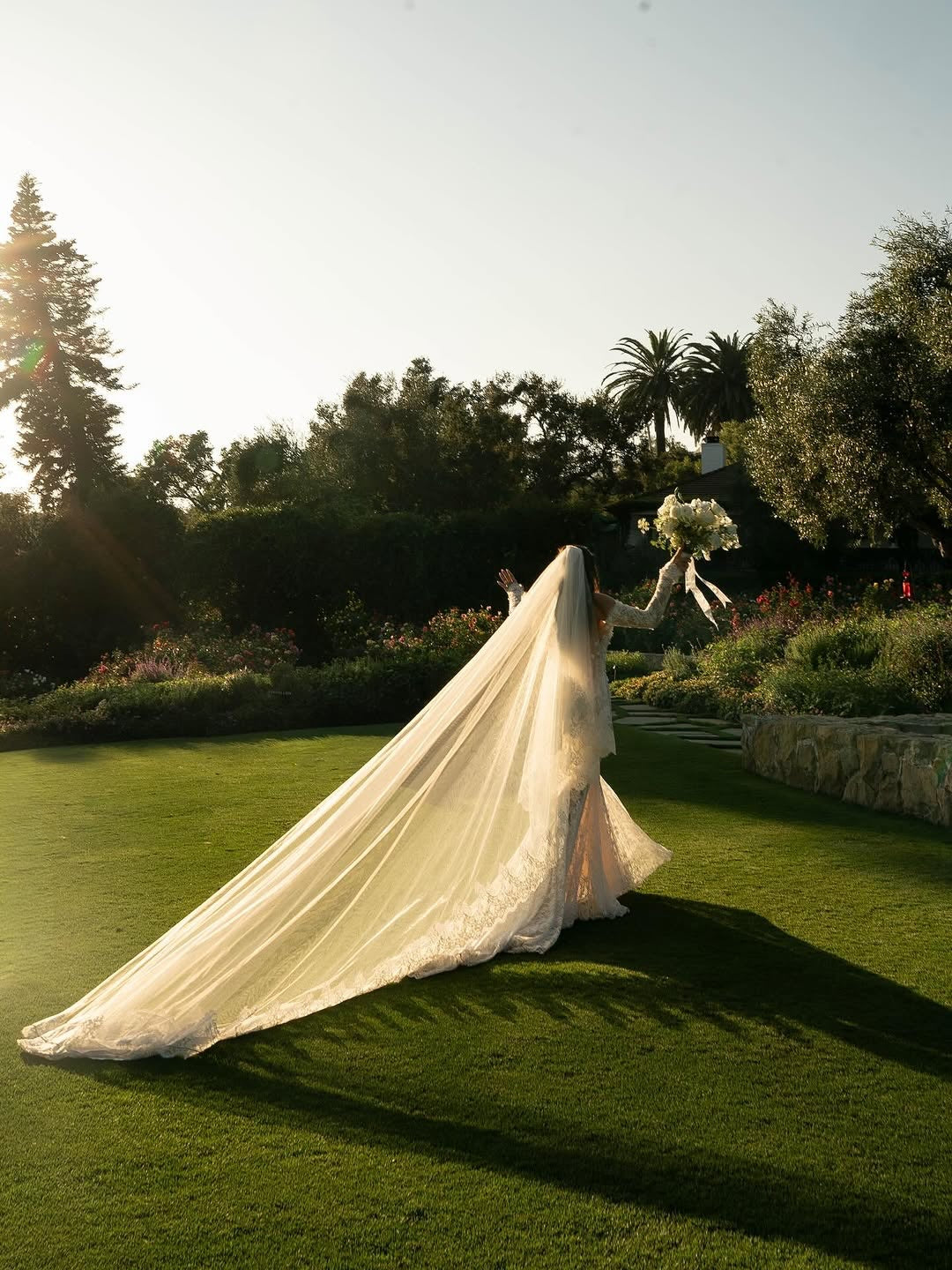 Off-the-Shoulder Long Sleeve Lace Mermaid Wedding Dress