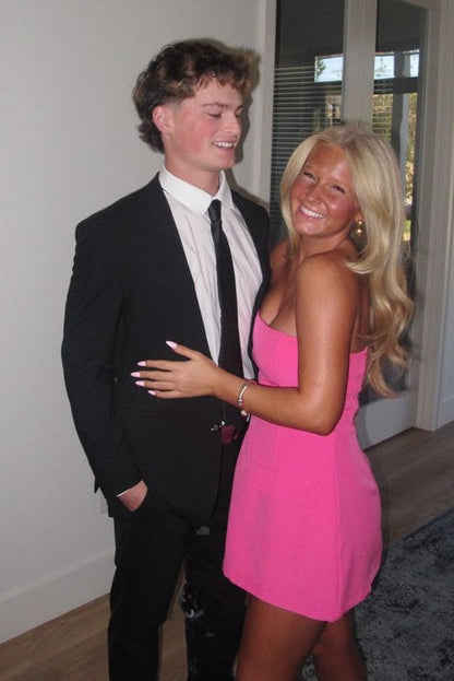 Strapless Structured Bodice Mini Dress