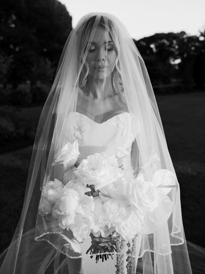 Strapless Sheath Wedding Gown with Sweetheart Neckline