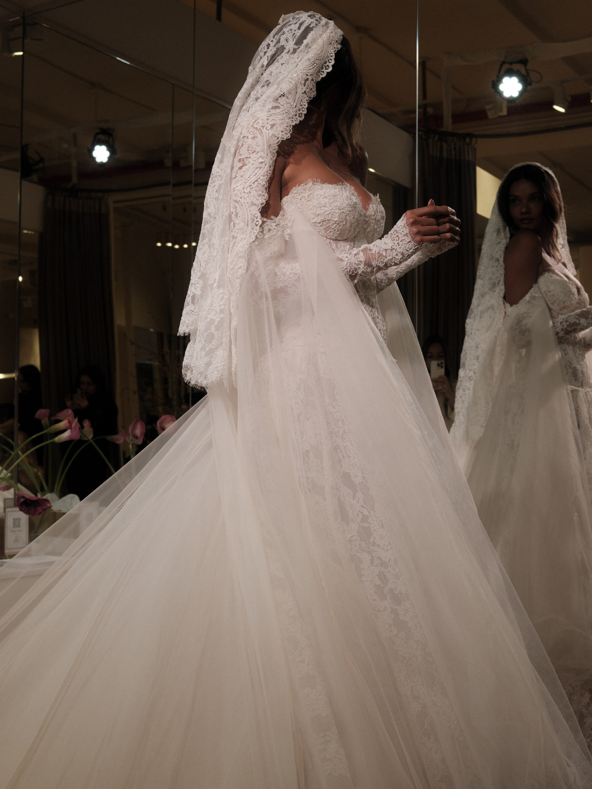 Lace Corset Ball Gown Wedding Dress