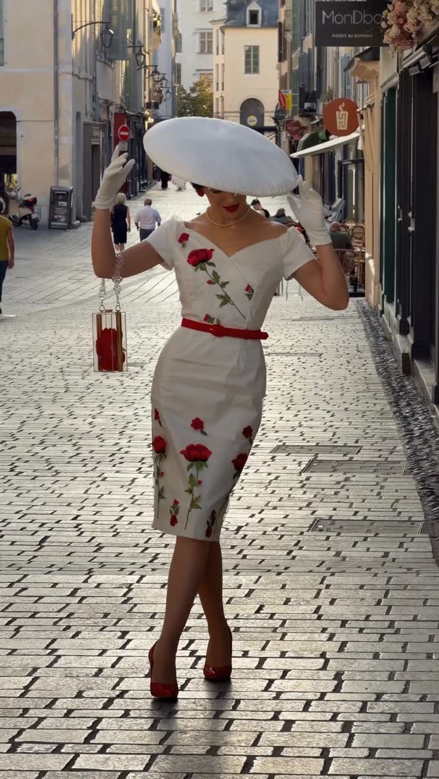 Floral Embroidered Off-Shoulder Sheath Dress