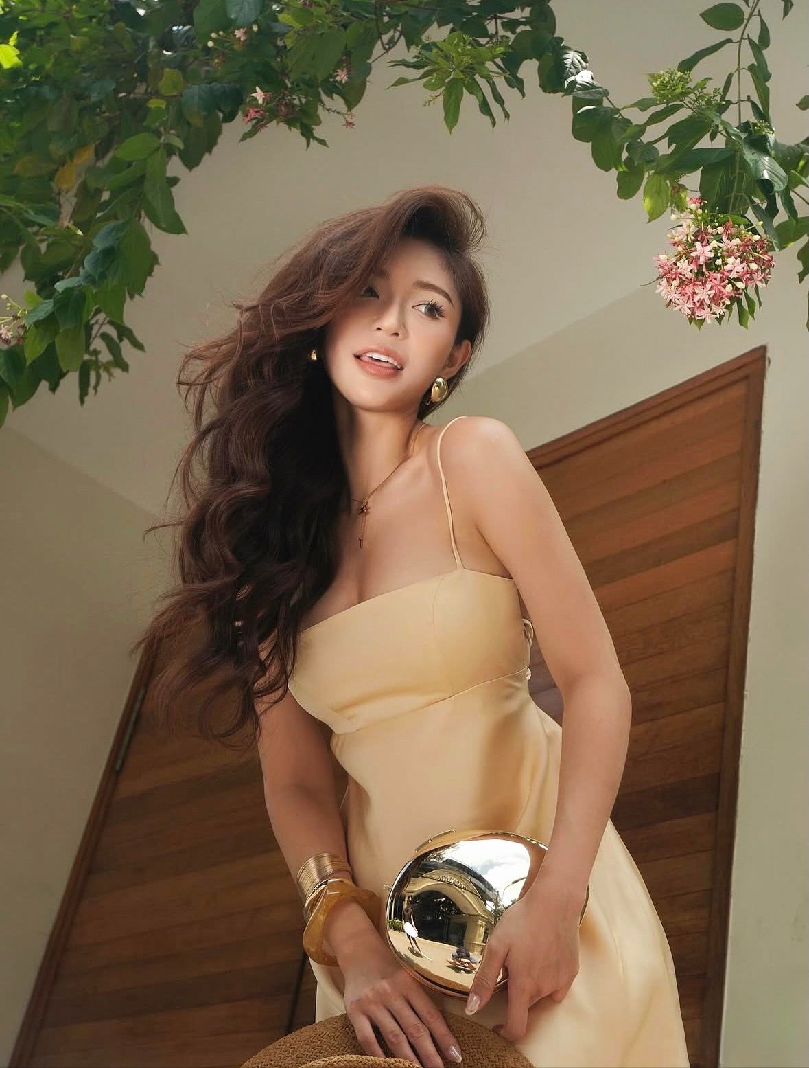 Satin Spaghetti Strap Open Back Mini Slip Dress