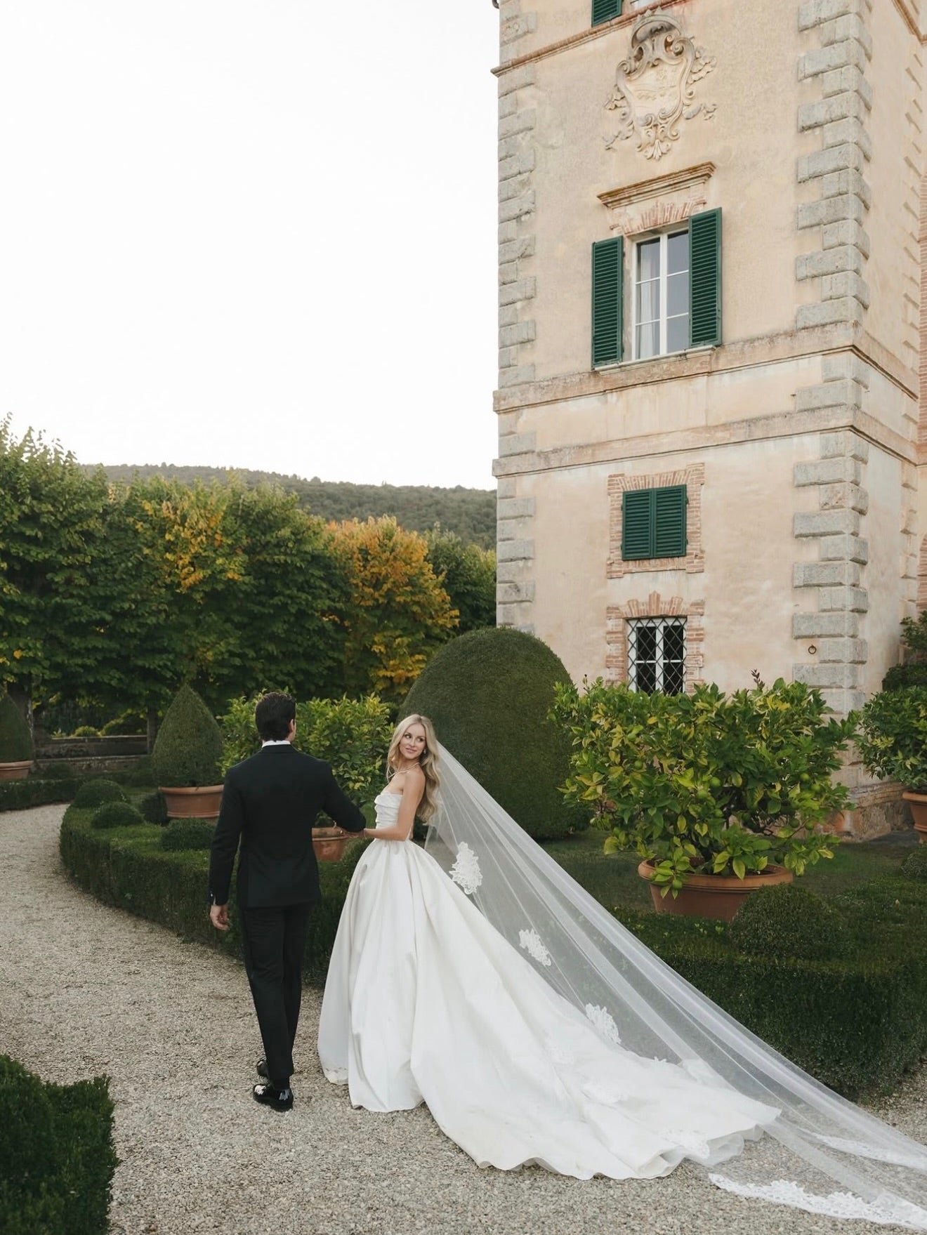Strapless Satin Ball Gown Wedding Dress