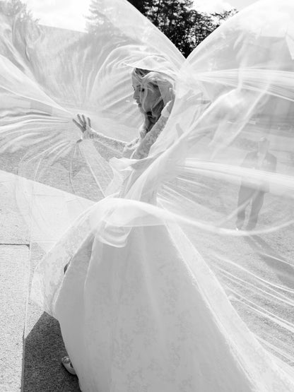 Strapless Lace Corset Ball Gown Wedding Dress