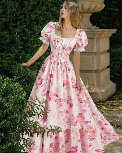 Romantic Corset Princess Maxi Dress