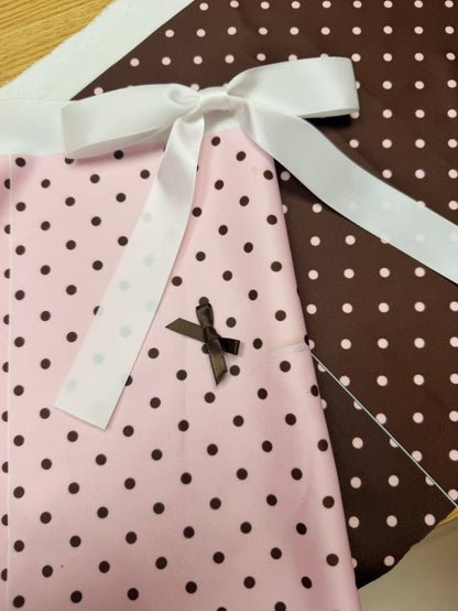Polka Dot Strapless Fit and Flare Mini Dress