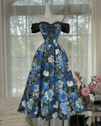 Romantic Corset Princess Maxi Dress