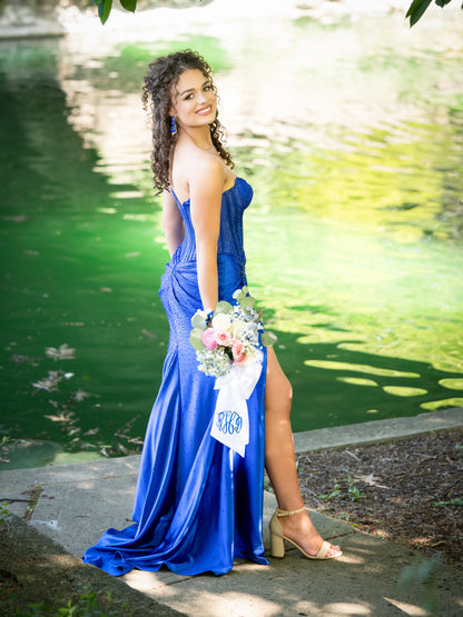 Strapless Corset Mermaid Prom Dress