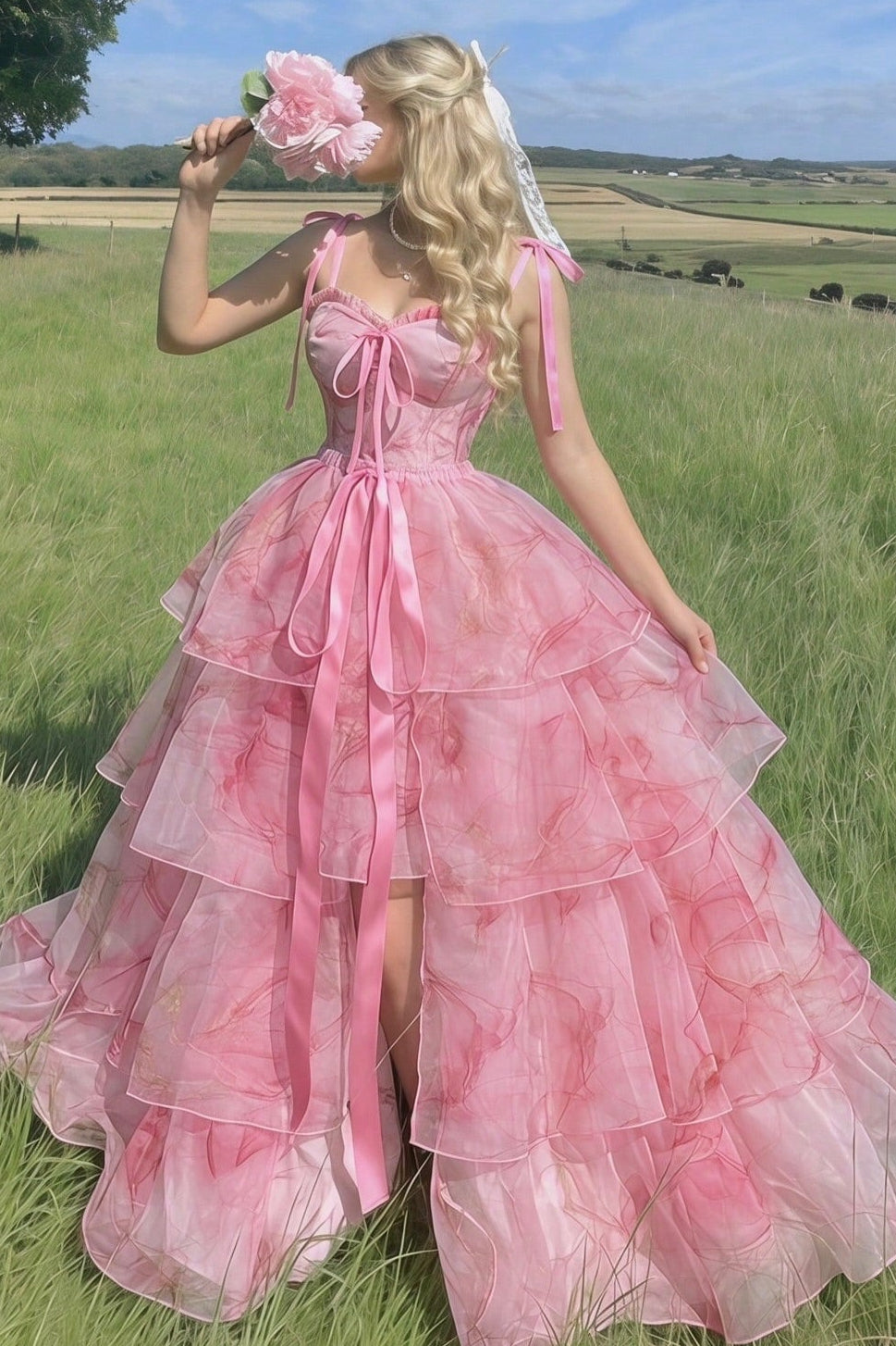Romantic Corset Princess Maxi Dress