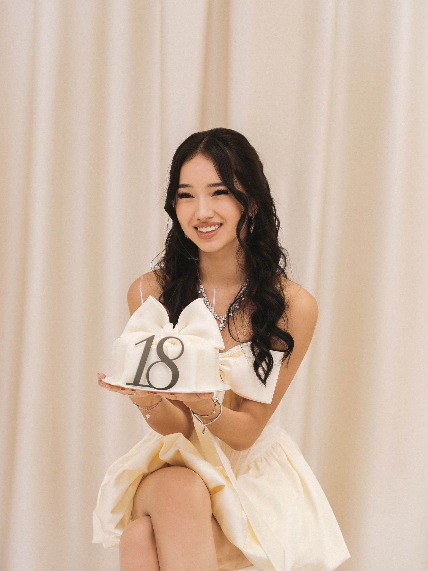 Strapless Bow Corset Bubble Mini Dress