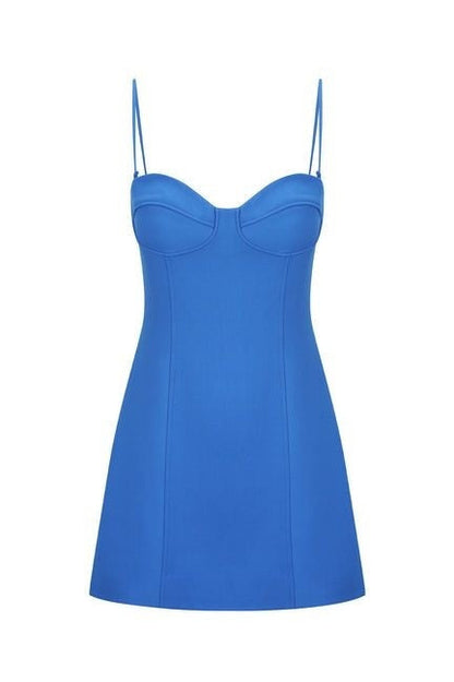 Bustier Spaghetti Strap A-Line Mini Dress