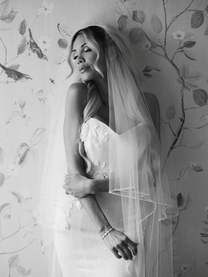 Strapless Sheath Wedding Gown with Sweetheart Neckline