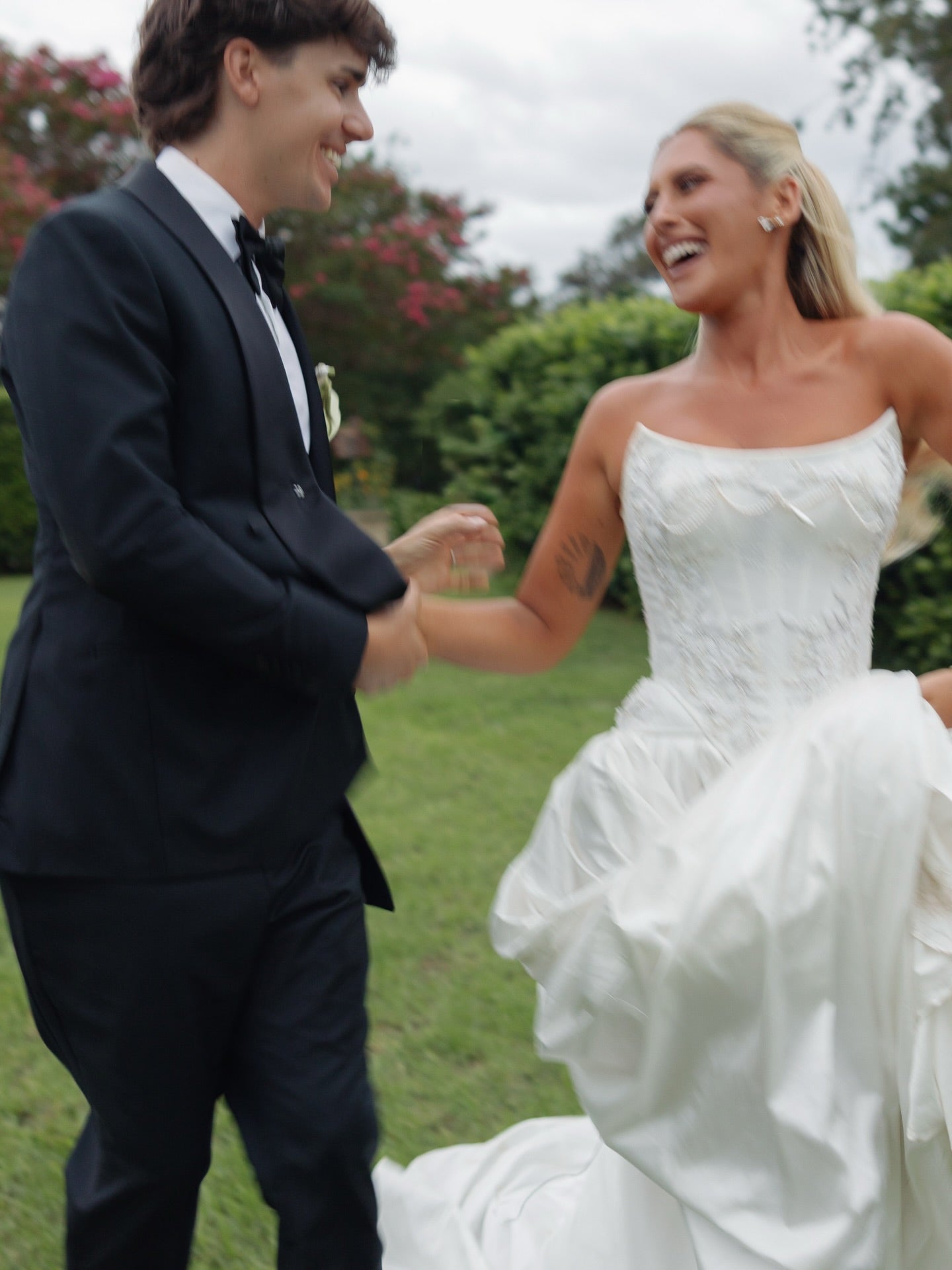 Embellished Corset A-Line Wedding Dress with Train