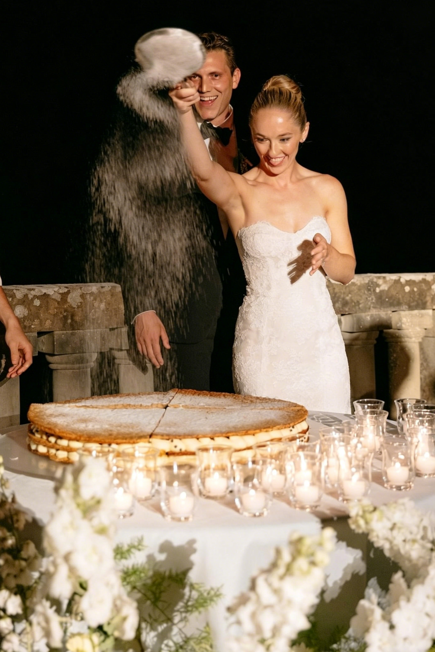 High Neck Lace Mermaid Long Sleeve Wedding Dress