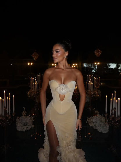 Dreamy Daffodil Sweetheart Prom Dress