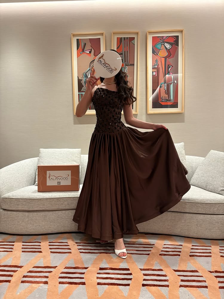 Strapless Sleeveless Sparkl Beaded Ruched A-Line Evening Dress Ankle-Length