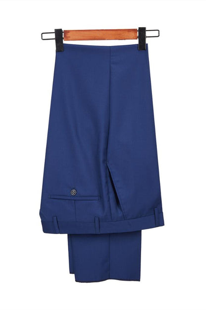 Stitching Velvet Shawl Lapel Royal Blue One Button Men's Formal Prom Suit Wedding Tailcoats Online