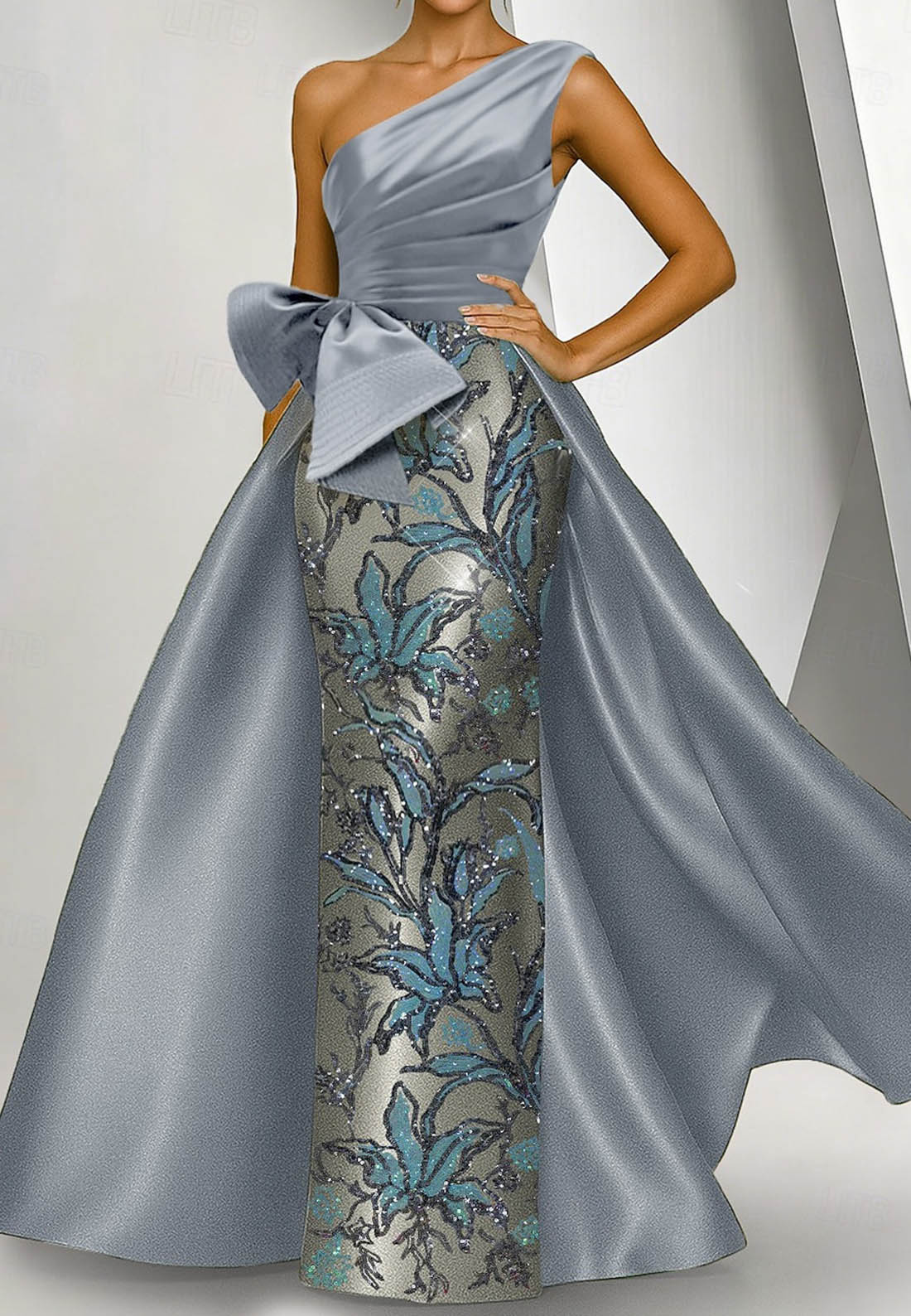 A-Line Sheath Column Floor Length Beaded Eembroidered Formal Dresses Mother of the Bride Dress Evening Gown