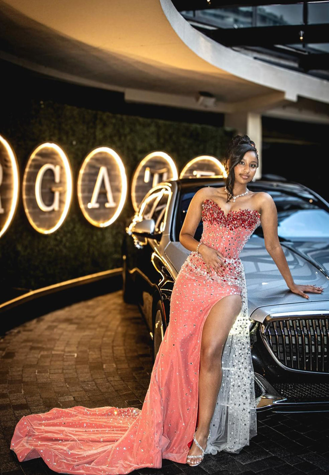 Sweetheart Beaded Sleeveless Mermaid Floor-Length Prom Dress