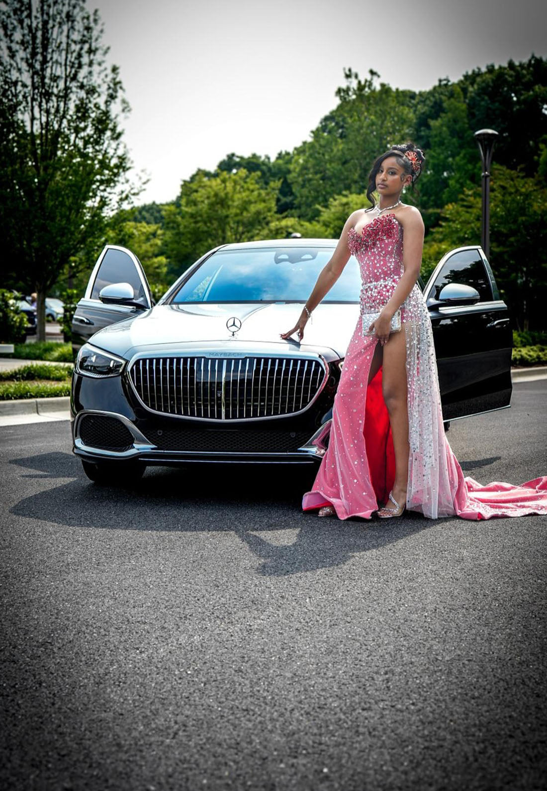 Sweetheart Beaded Sleeveless Mermaid Floor-Length Prom Dress