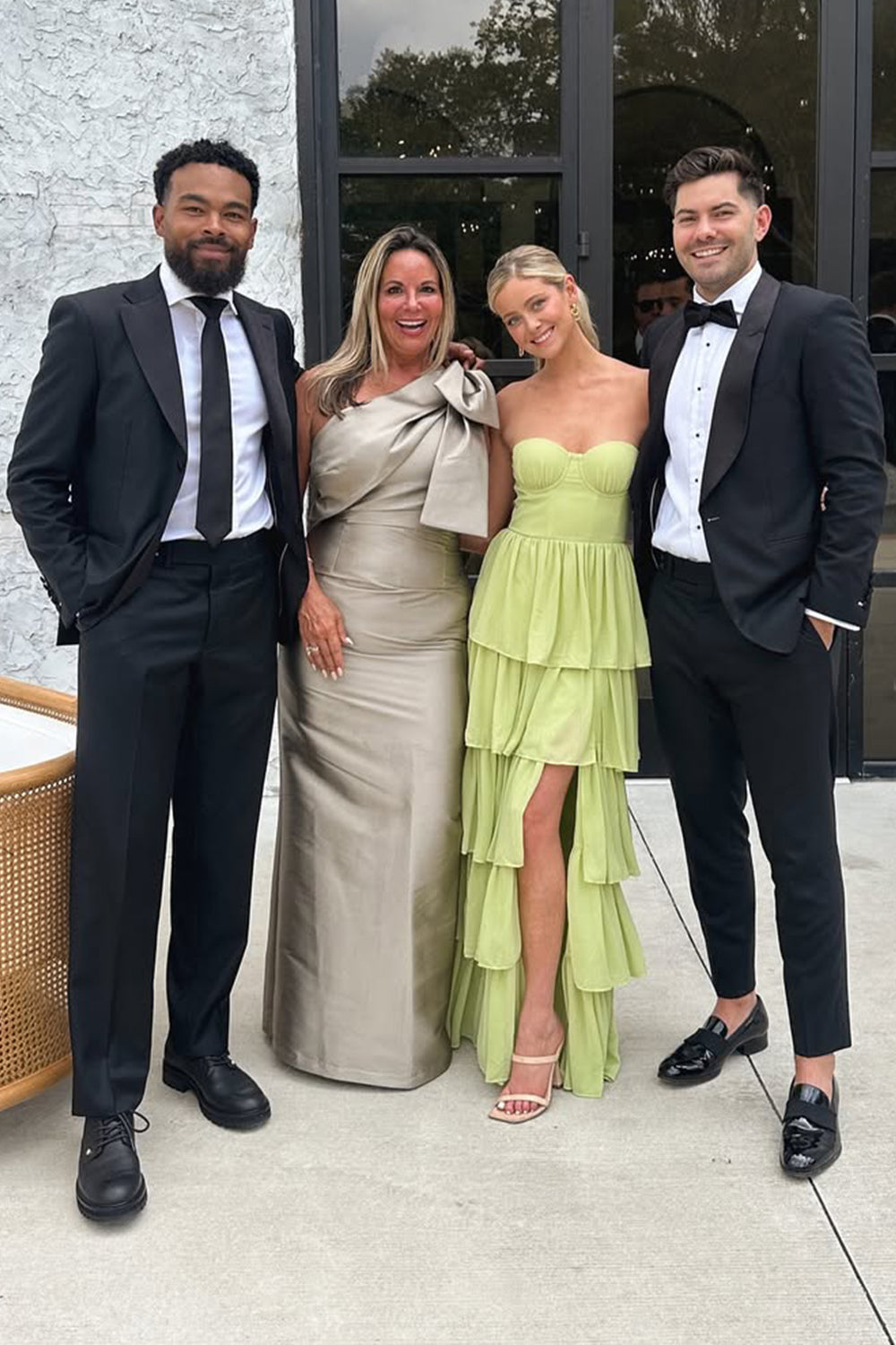 Princess A Line Sweetheart Green Long Party Dress with Ruffles