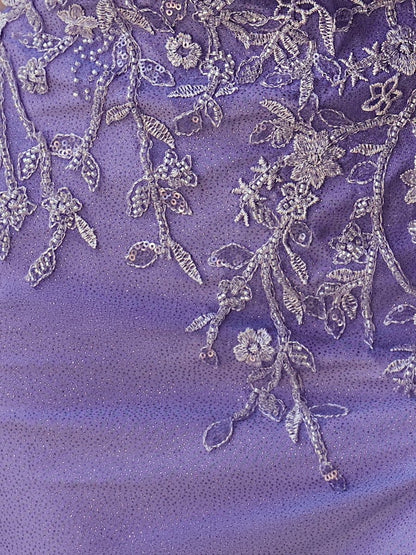 Charming Mermaid V Neck Sage Green Slit Prom Dresses with Appliques