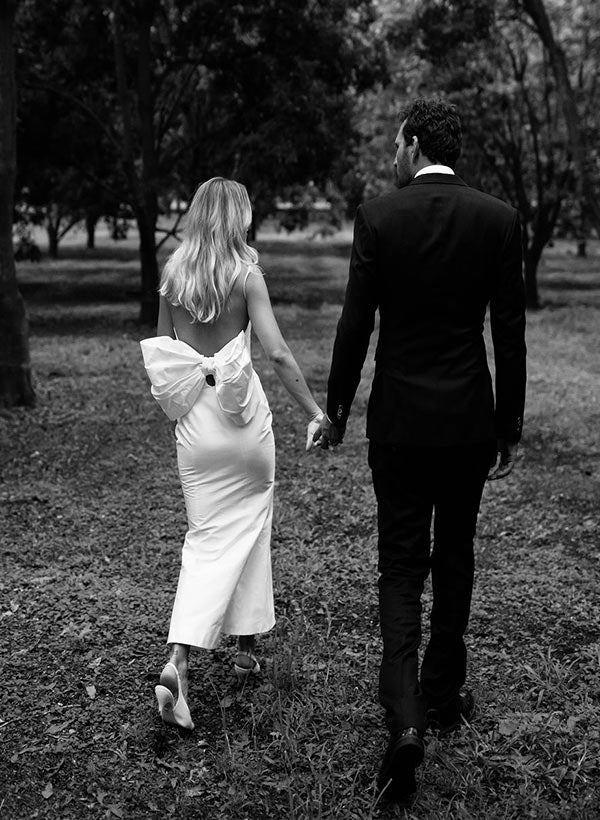 Strapless Sleeveless Ankle-Length Wedding Dresses Bows